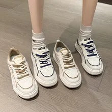 Women's Blue and White Casual Sports Shoes - Versatile Style
