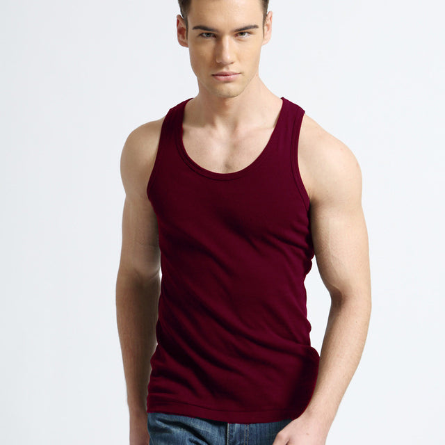 High-Quality Cotton Slim Fit Tank Top for Men