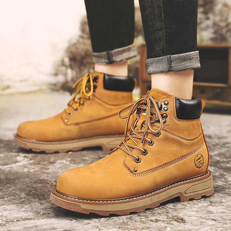 Men's High-Top Outdoor Sports Rhubarb Boots
