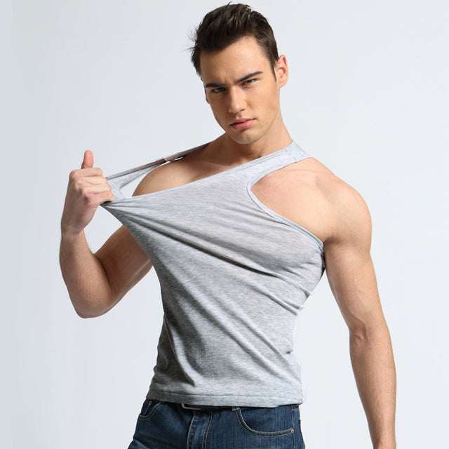 High-Quality Cotton Slim Fit Tank Top for Men